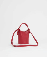 Mansur Gavriel Women's Mini Fortuna Bucket Bag in pomodoro - women's bag - detail view