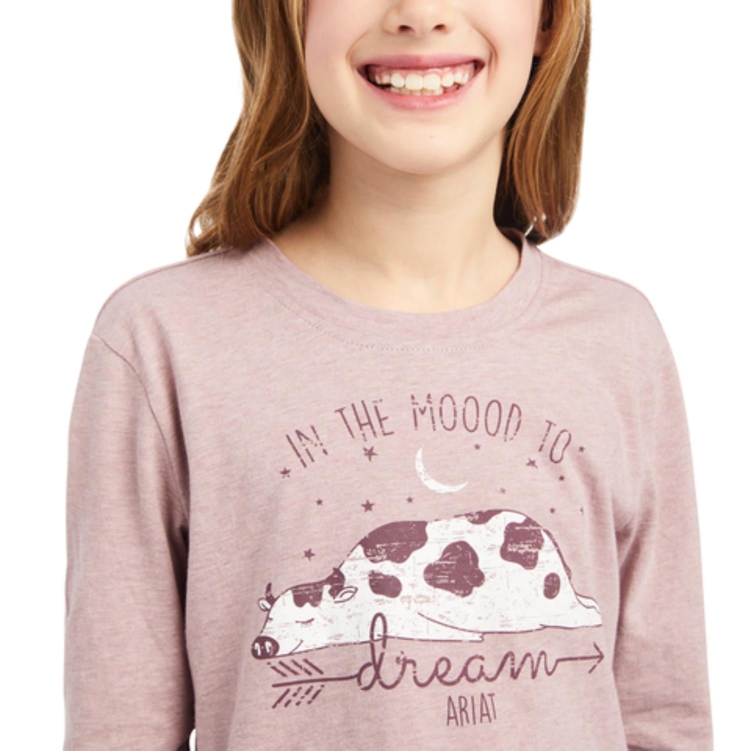 Roper - Girls' Real Dreamin Mood Log Sleeve Shirt