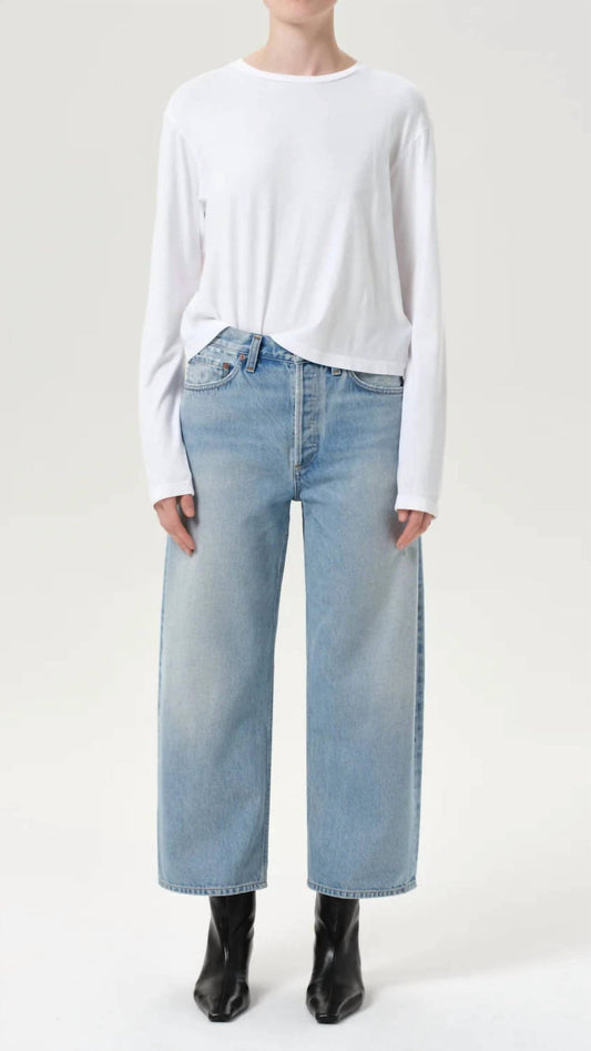 Agolde - Arc Mid Rise Wide Leg Jean