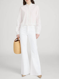 Frame - Keepsake Pintuck Blouse