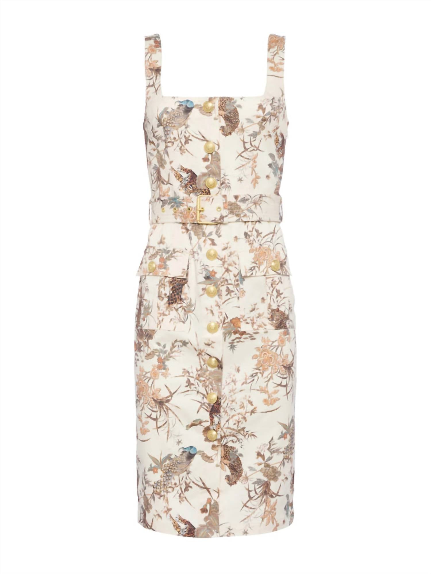 L'Agence - Idy Button Front Tank Dress