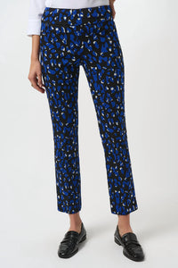 Joseph Ribkoff - Geometric Print Pull-on Straight Leg Pants