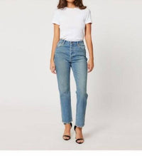 Rolla'S - High Rise Broken Straight Jeans