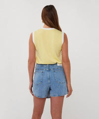 Esqualo - Rib Knit Top