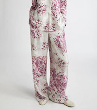 Lafayette 148 - Scottie Spotted Glaze Print Silk Twill Button-up Shirt