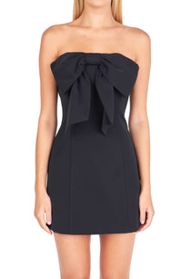 Endless Rose - Bow Strapless Minidress