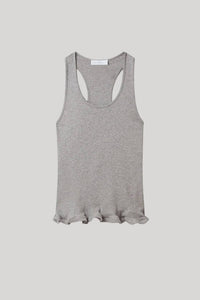 Stella Mccartney - Frilled Hem Ribbed Tank Top