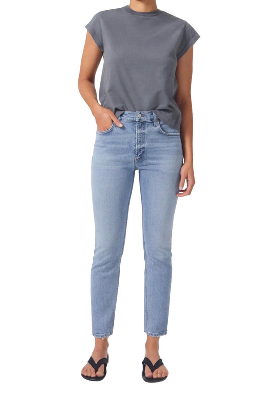 Agolde - Willow Mid Rise Slim Crop Jeans