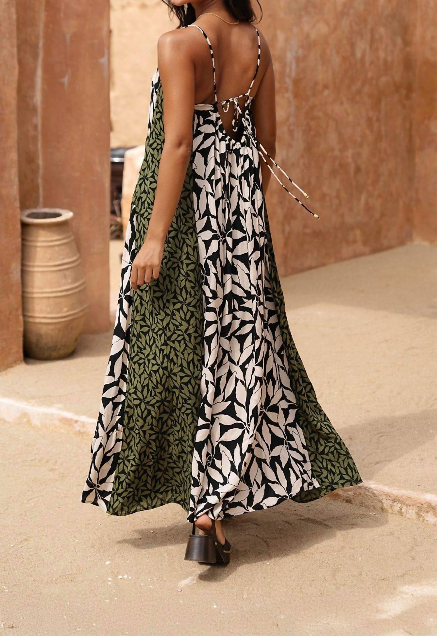 Bodrum Linens - Women's Pedals Maxi Dress