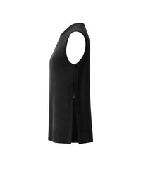 J'Envie/Eli Savona Side Tab Vest in black - women's jacket - alternate view
