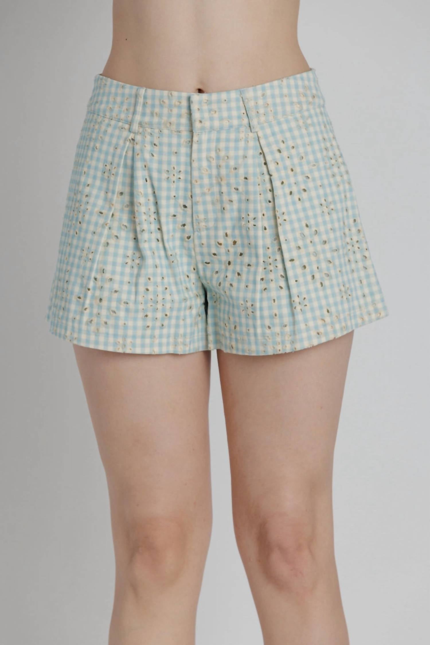 Aureum - Gabby Gingham Shorts