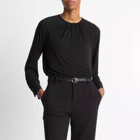 Vince - Soft Gathered Blouse Top
