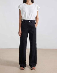 APIECE APART Meridian High Waisted Jean in luna wash - women's jeans