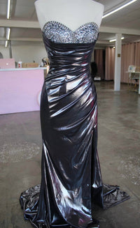 Juliet - Women's Glamourous Metallic Dress