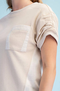 Gigio - Ruched Short Sleeve Tee