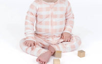 Emerson And Friends - Gingham Bamboo Convertible Footie Romper