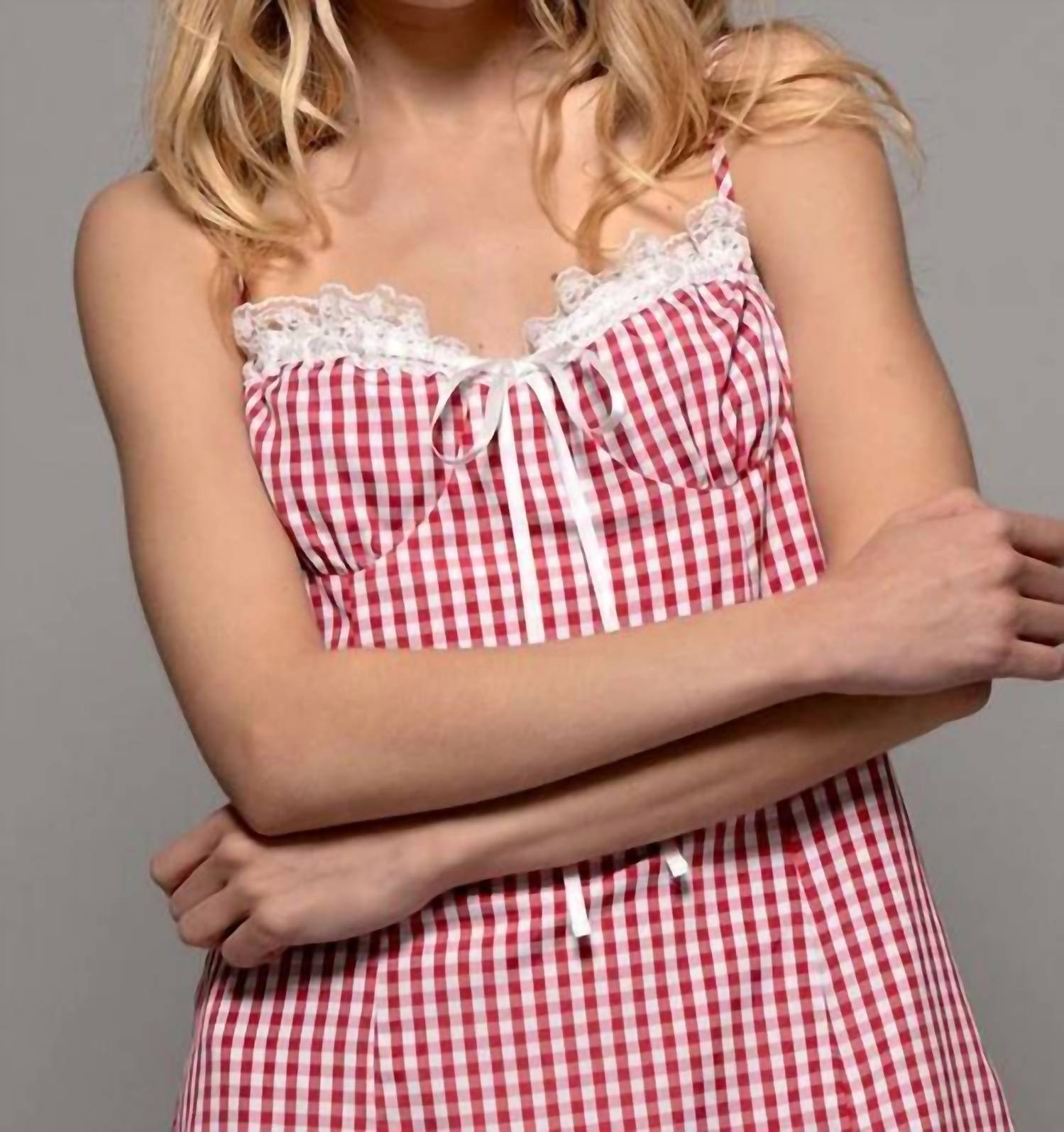 Trend:Notes - Something Special Gingham Mini Dress