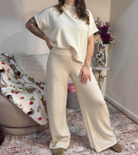 Zenana - Mabel Sweater Boxy Top and Pants Set