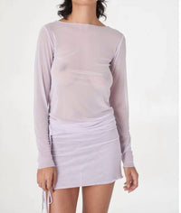 Find Me Now - Women's Second Skin Korean Power Mesh Top