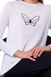 French Kyss - Butterfly Detail Top