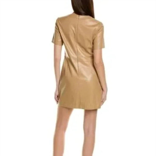 Flora Bea - Capri Faux Leather Mini Dress