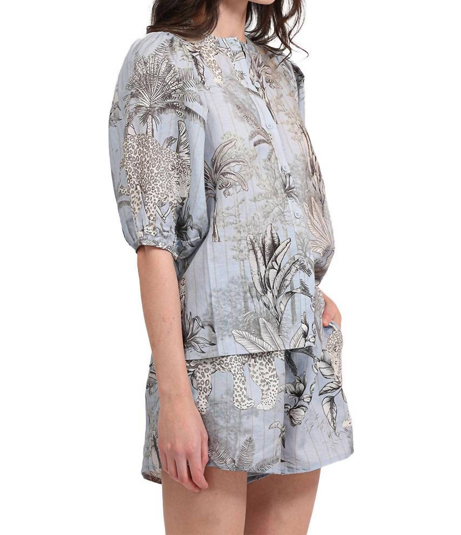 Las Surenas - Linen Blend Shorts