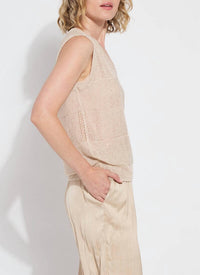 Lysse - Bria Sequined V-neck Shell Top