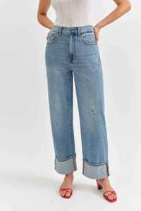 Daze - Eastside Loose Cuff Jeans