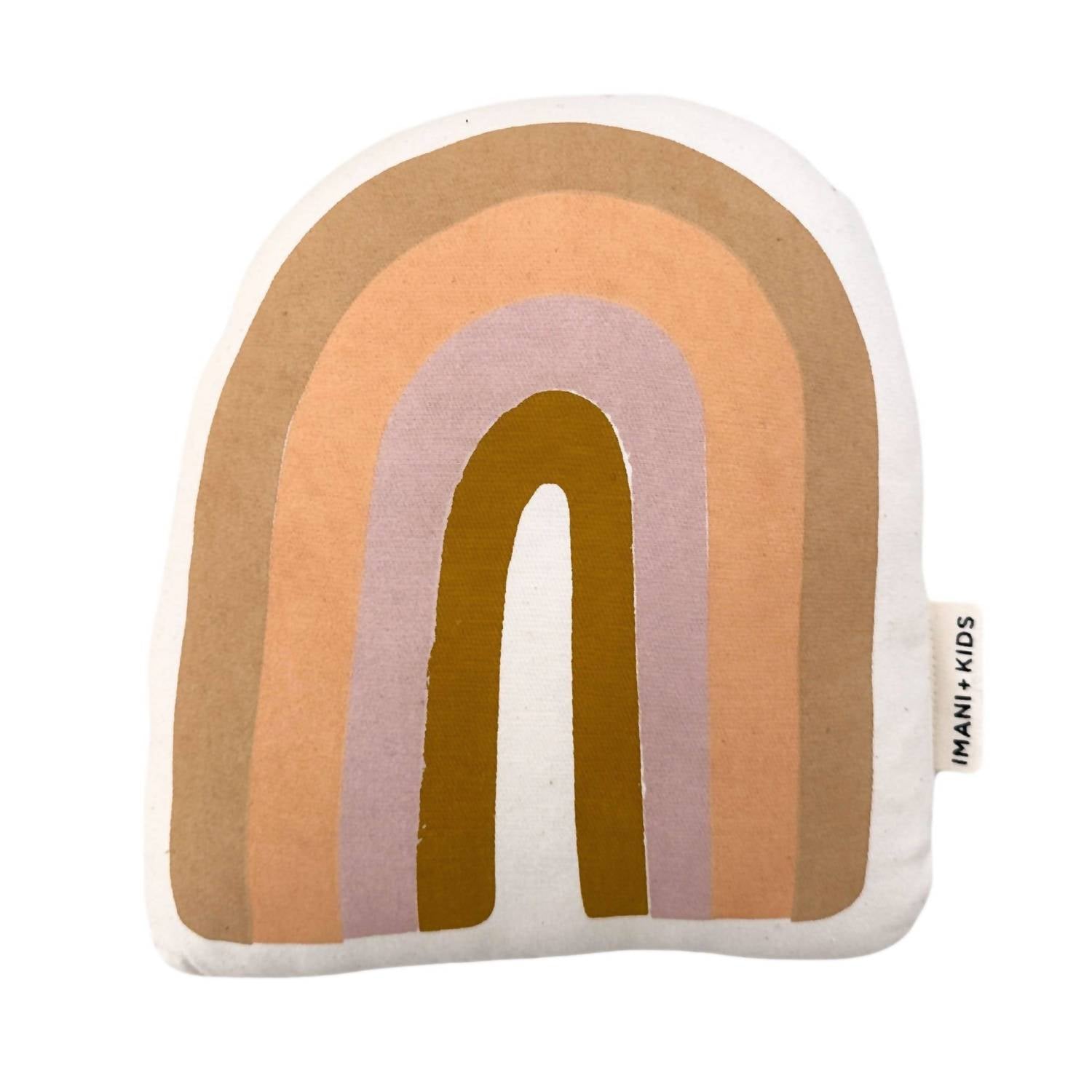IMANI COLLECTIVE Lucky Rainbow Canvas Pillow in beige - item