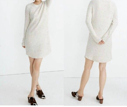 Madewell - Curved Hem Wool Blend Sweater Dress