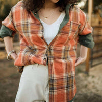 Mello - Reversible Corduroy And Plaid Button Down Shirt