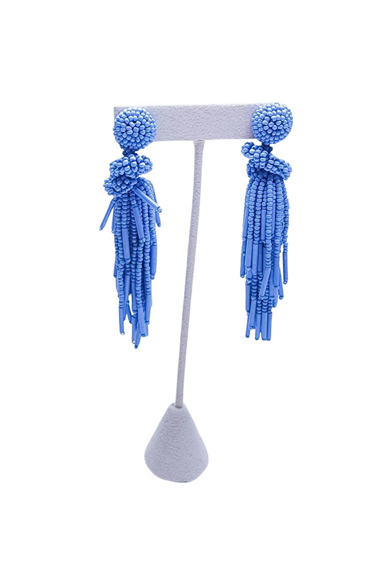 Hello Edie - Fiesta Beaded Tassel Earring