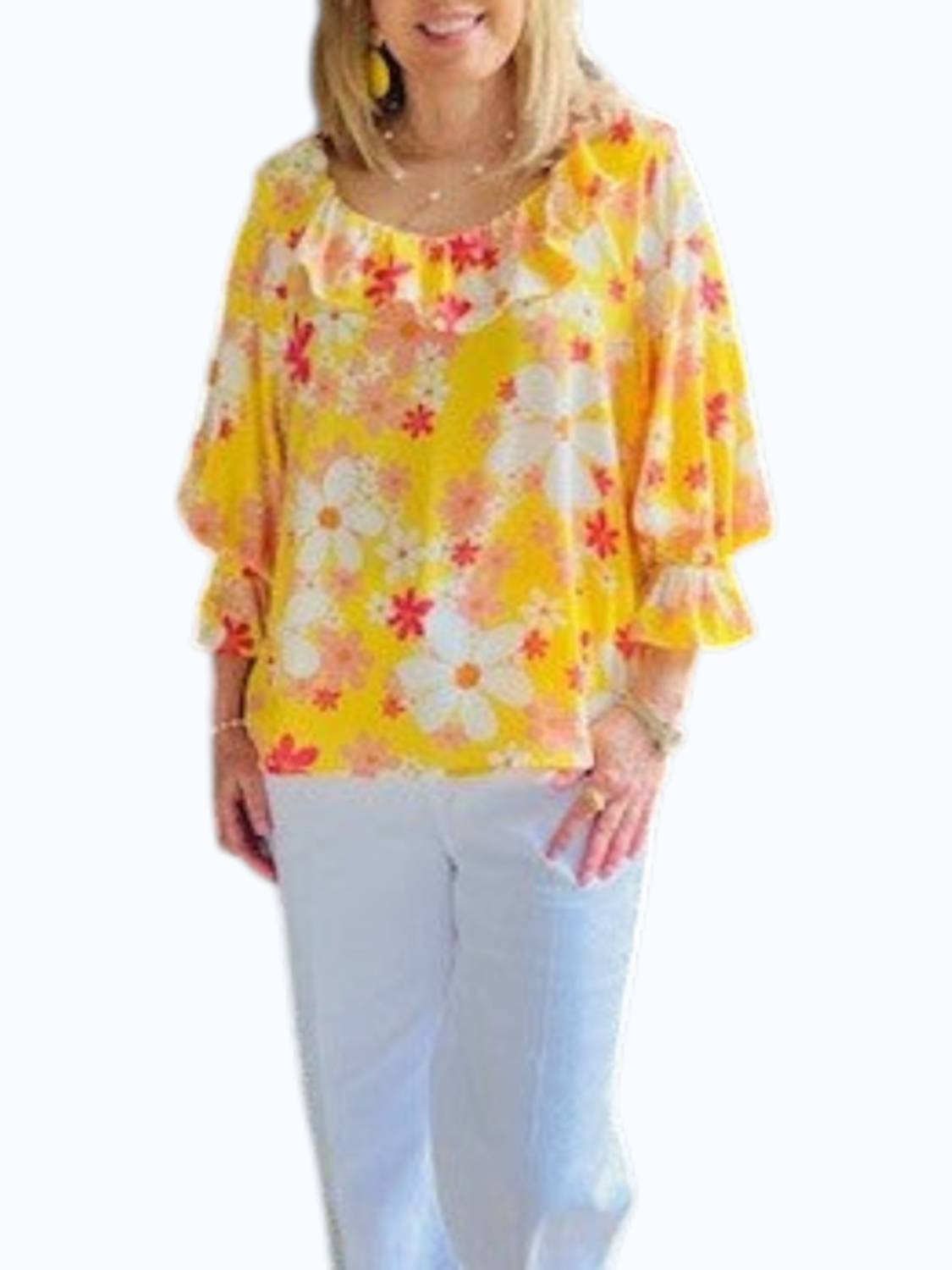 Emily Wonder - Flower Wow Top