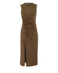 Steve Madden - Keegan Faux Suede Midi Dress