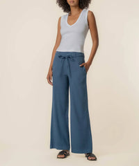 Kut From The Kloth - Meg Linen Wide Leg Pant With Seam Pocket