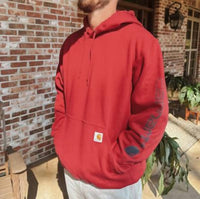 carhartt Men's Graphic Sweatshirt in red - men's shirt