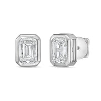 Diana M Jewels - Women's Emerald Lab-grown Diamond Stud Earrings (5.00 Tcw) - Statement