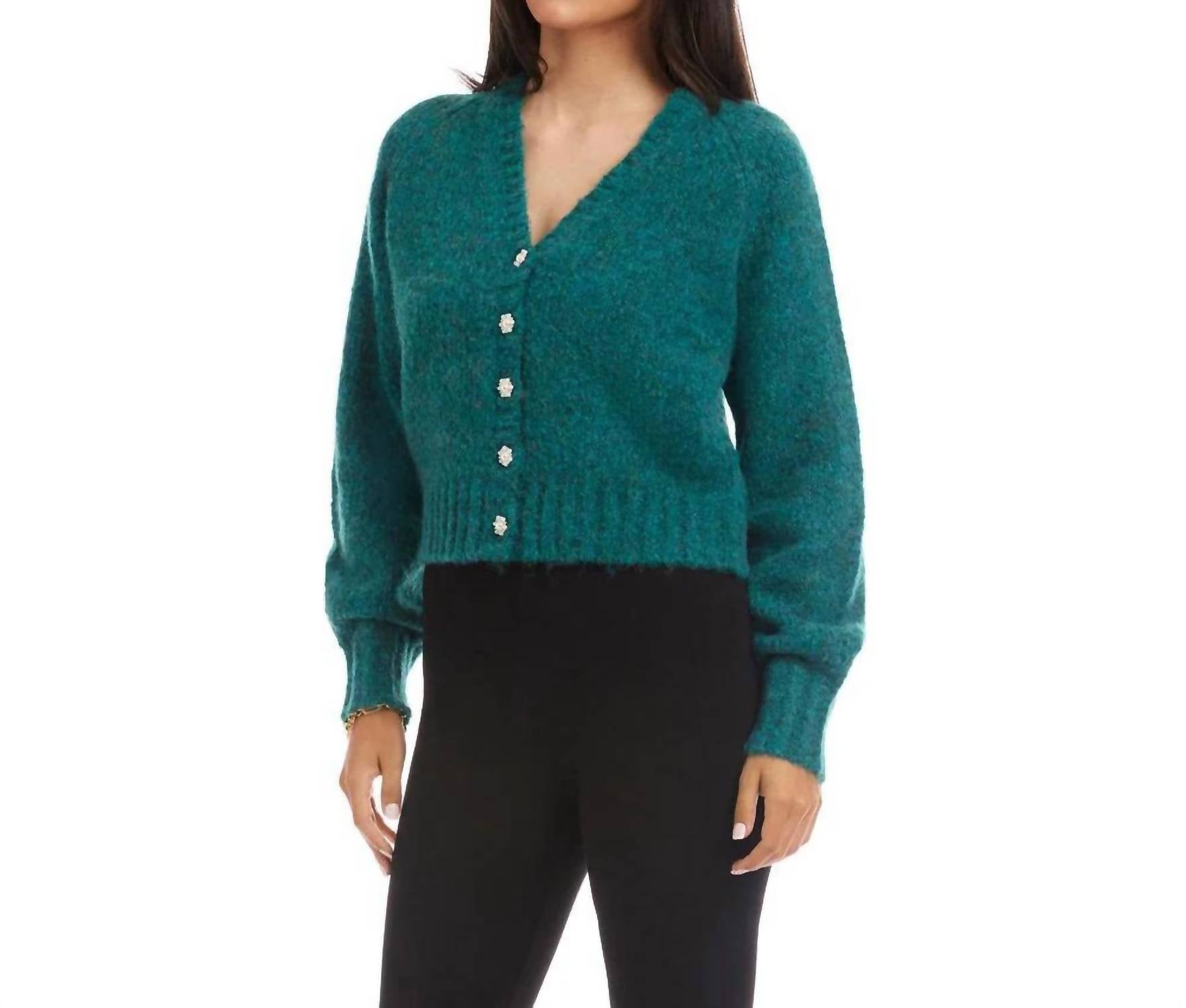 Karen Kane - Pearl Button Cardigan