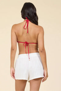 Surf Gypsy - Ombre Embroidered Shirt And Short Set