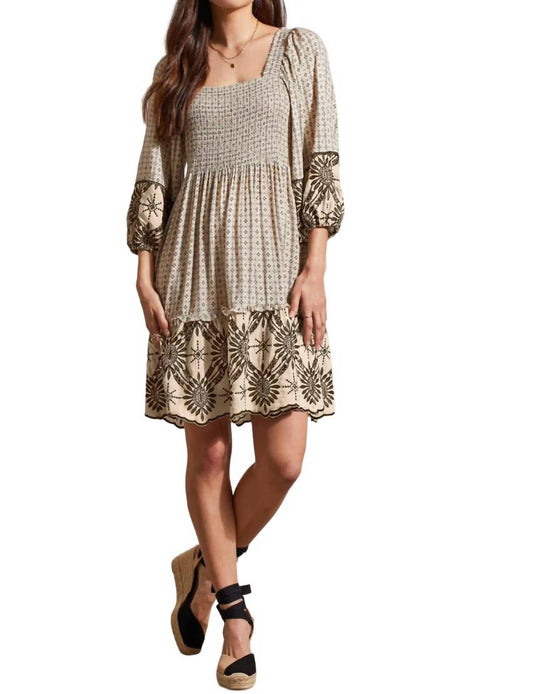 Tribal - WEAR 2 WAYS EMBROIDERED DRESS