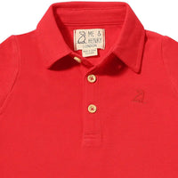 Me & Henry - Kid's Pique Polo Shortall
