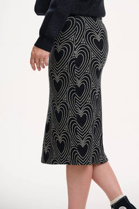 Sugarhill - Faith Jersey Jacquard Midi Skirt