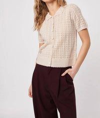 John + Jenn - Cardi Crew Top