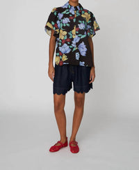 Stella Nova - Flowered Button-down Shirt
