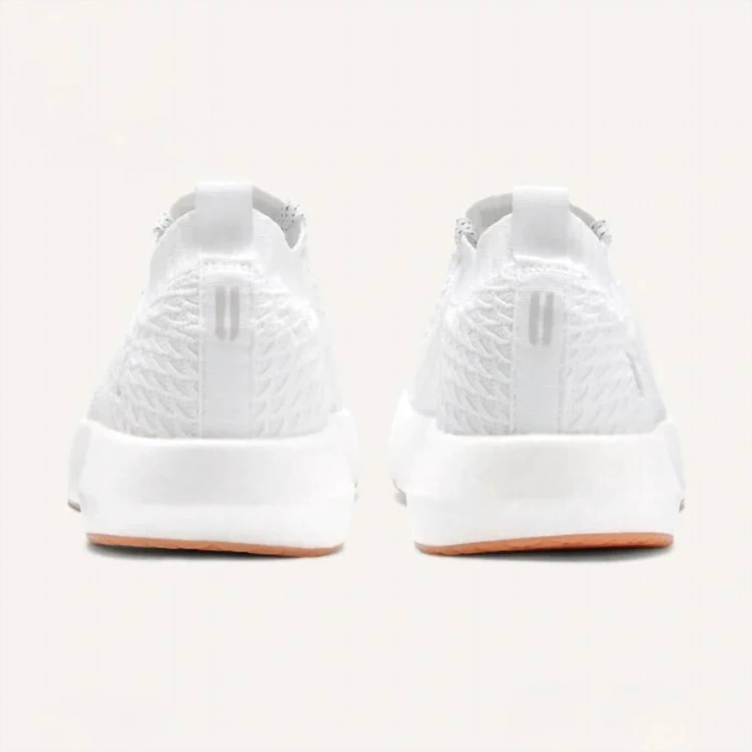 NOBULL Men's Knit Sc Runner Comfort Sneakers in white - men's sneaker - alternate view