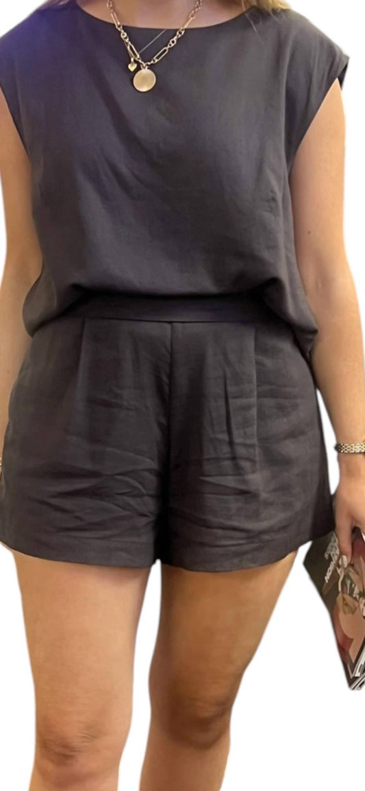 Fun 2 Fun - Pleat Detail Short Set