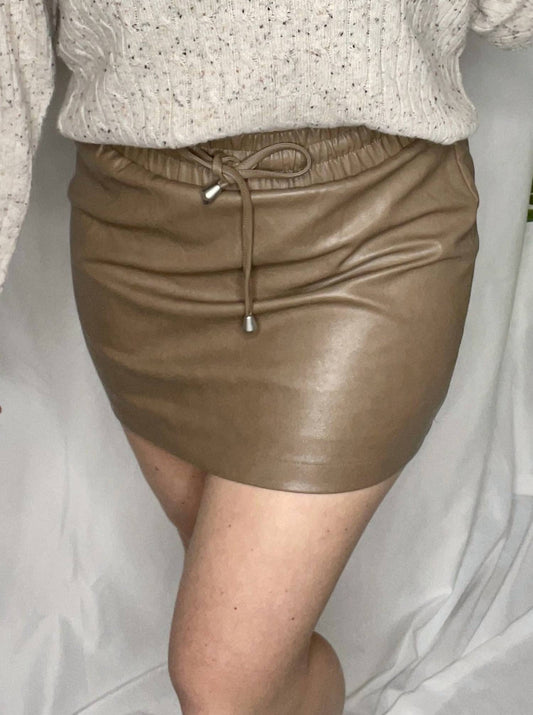 Le Lis - Mandy Pleather Skirt