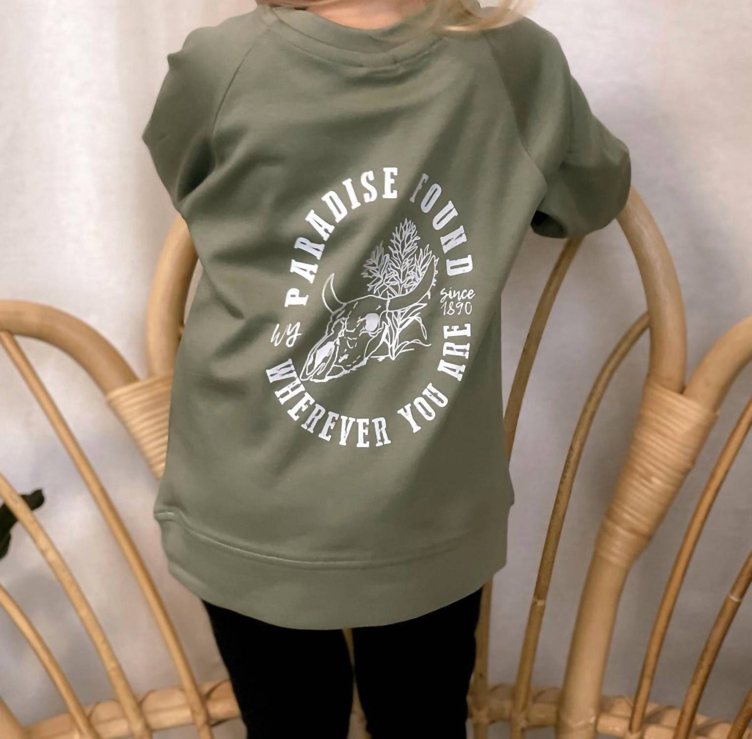Colored Organics - Kid's Paradise Found Wherever You Are Sweater