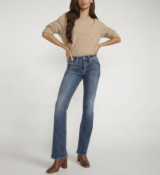 Silver Jeans Co - Mid Rise Comfort Fit Elyse Bootcut Jeans
