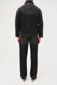 Warp + Weft - Denim Pullover Windbreaker Jacket